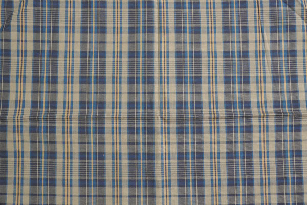 デッドストック ブラウン系 オーバーチェック柄 ファブリック 生地 ハンドメイド 手芸 コットン