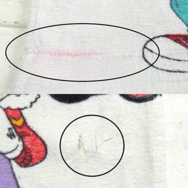 【OLDミッキーマウス】スポーツカー×チェッカーフラッグ柄・ヴィンテージ・ユーズドシーツ(1/2)