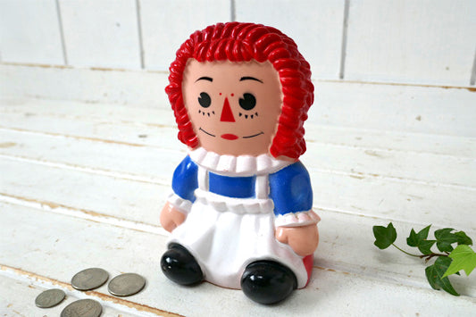 ラガディ アン TOY ヴィンテージ コインバンク 貯金箱 キャラクター 人形 USA