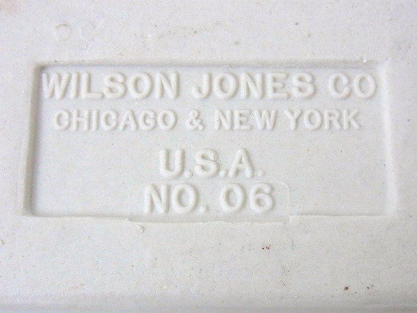 【WILSON JONES CO】陶器製・アンティーク・スタンプモイスチャー/切手ぬらし USA