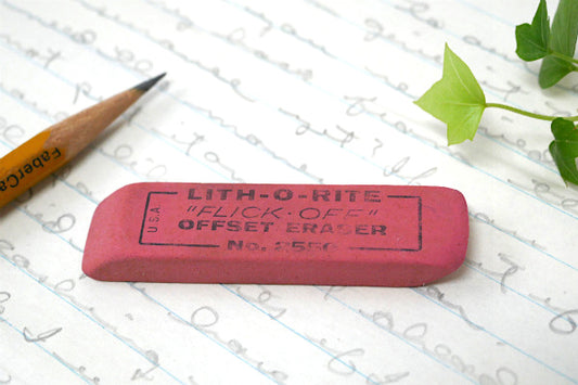 LITH-O-RITE FLICK・OFF アンティーク&ヴィンテージ・消しゴム・USA