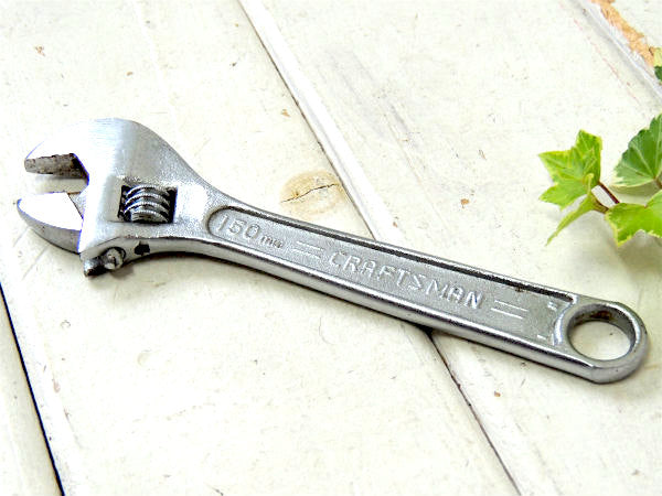 【CRAFTSMAN・クラフトマン】モンキーレンチ・USA・ヴィンテージ・工具・DIY・ハンドツール
