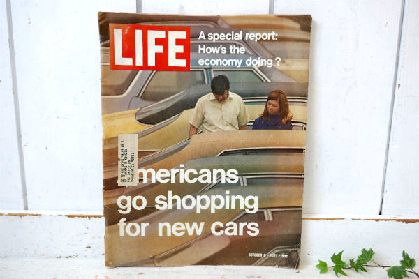 LIFE ライフ USA・ヴィンテージ・雑誌・1971/10/8・広告・アドバタイジング・印刷物