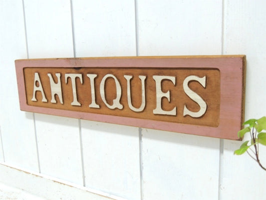 【ANTIQUES】木製・ヴィンテージ・ウッドサイン・看板・インテリア・店舗ディスプレイ