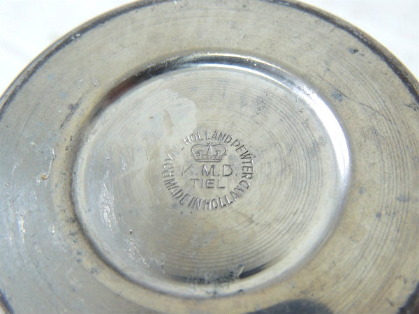 ROYAL HOLLAND PEWTER オランダ製・ヴィンテージ・ピッチャー 水差し ガーデン