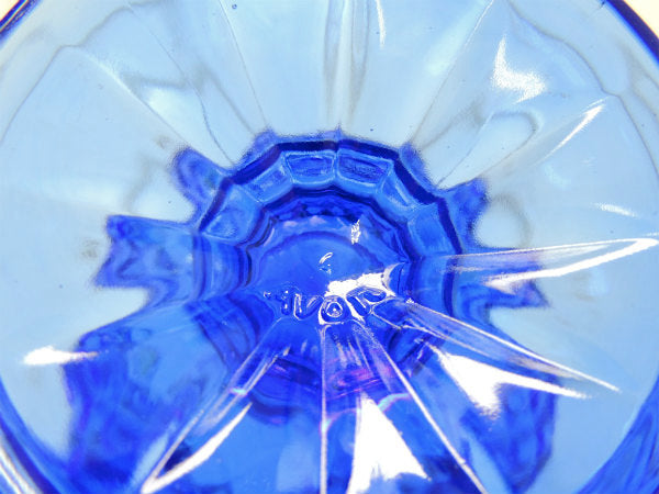 【AVON×Fostoria】硝子・マウントバーノン・ブルー色・ビンテージ・ピッチャー・クリーマー