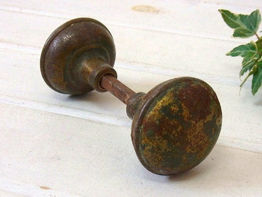 【ノスタルジック&シャビー】アイアン製・アンティーク・ドアノブ・アメリカンホーム/住宅建材/USA
