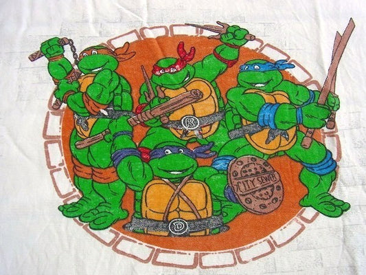 【ミュータント タートルズ】ヴィンテージ・ユーズドシーツ(ボックスタイプ) USA