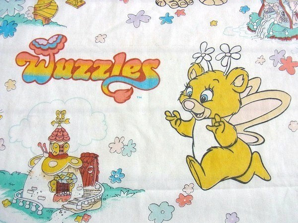 【Wuzzles】ウーズルズ・80'sヴィンテージ・ユーズドシーツ(ボックスタイプ) USA