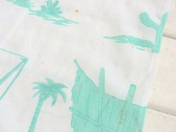 【ミッキー&フレンズ】ディズニーランド柄・ヴィンテージ・ユーズドシーツ(1/2) USA