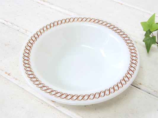 【PYREX】パイレックス・レトロ模様・スープボウル/スープ皿/食器 USA