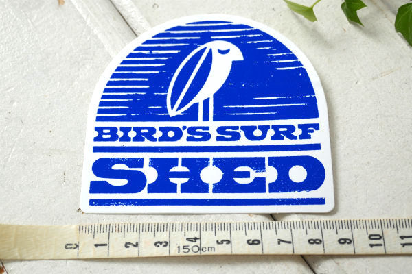 BIRD'S SURF SHED ブルーベース・サーフショップ・カリフォルニア・ステッカー USA