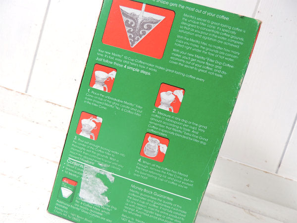 Melitta メリタ 花柄 80's ヴィンテージ コーヒーメーカー ドリップセット コーヒードリッパー 箱付き