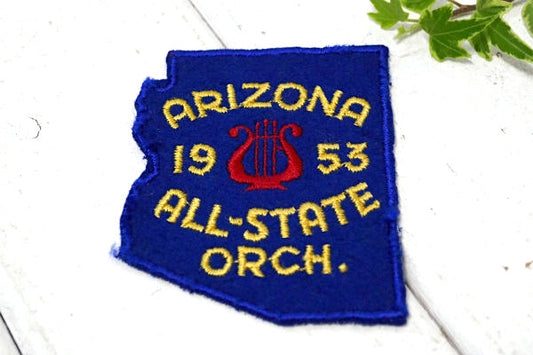 1953 ALL-STATE オーケストラ アリゾナ・ビンテージ・ワッペン 刺繍 US アクセサリー