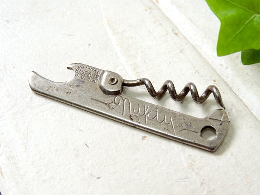 nifty・US 1940’s・アドバタイジング・ヴィンテージ・オープナー・栓抜き キーホルダー