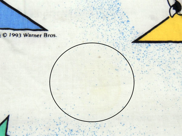 【ベビー ルーニーテューンズ】トゥイーティー&シルベスターetc・星柄ベビーサイズ・ユーズドシーツ