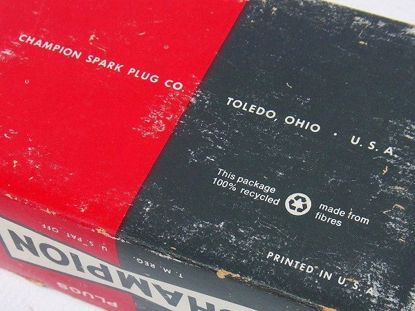 【CHAMPION】チャンピオン・デッドストック箱付き・ヴィンテージ・スパークプラグ・10個入り