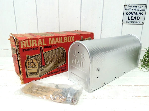 【US MAIL】RURAL・デッドストック箱付き・ヴィンテージ・メールボックス・ポスト・郵便受け