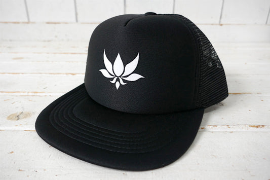 アックスクラシック AXXE CLASSIC ブラック×ホワイト メッシュキャップ 帽子 サーフィン