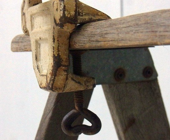 【HARRAS】ホーロー製×アイアン製・アンティーク・ミートグラインダー/フードチョッパー