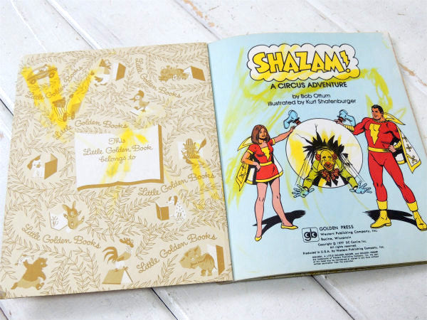 【SHZAM!】DCコミック・ビリー&メアリー・1977年・ヴィンテージ・絵本/ピクチャーブック