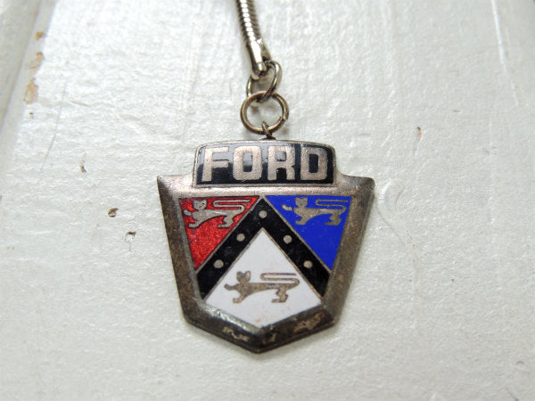 FORD・フォード ヴィンテージ・アドバタイジング・USA・キーホルダー・真鍮製・鍵2本・アメ車