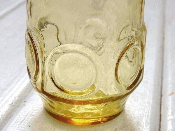 アンバー色・デッドストック・ヴィンテージ・グラス/タンブラー USA