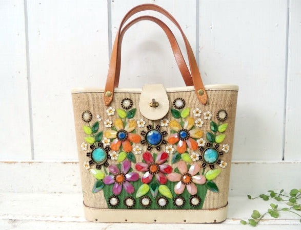 Enid Collins】エニッドコリンズ・フラワーバスケット・ヴィンテージ