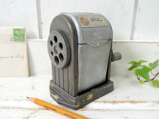 【Apsco DEXTER SUPER10】USA・ビンテージ・ペンシルシャープナー/鉛筆削り・工業