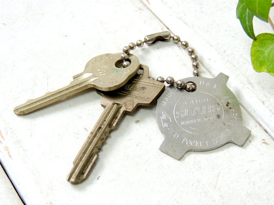 【シアーズ&クラフトマン】4way・ドライバー・工具・キーホルダー・鍵2本付き・USA