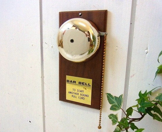 【BAR BELL】壁付けタイプ・ヴィンテージ・ベル/呼び鈴/コールベル USA