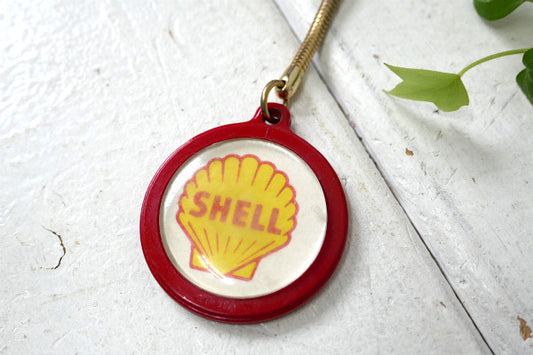 SHELL シェル オイルカンパニー アメリカ 石油会社 アドバタイジング ヴィンテージ キーホルダー NY