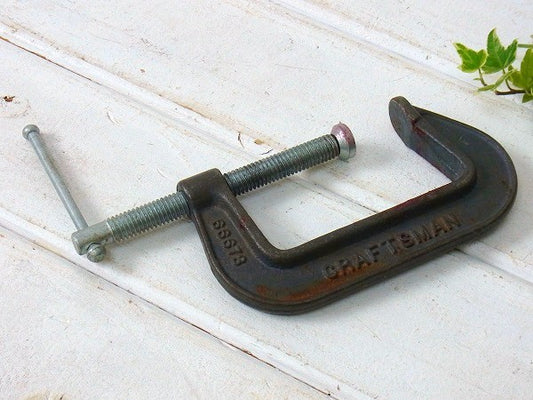 【CRAFTSMAN】シアーズ・クラフトマン・ヴィンテージ・シャコ万力/C型クランプ USA