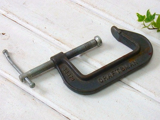 【CRAFTSMAN】シアーズ・クラフトマン・ヴィンテージ・シャコ万力/C型クランプ USA