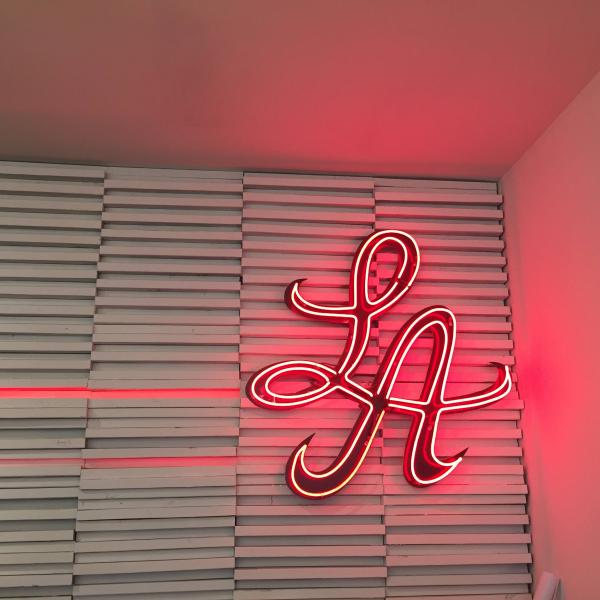 【HOT ROD LA】カリフォルニア・ロサンゼルス・セレクト・Tシャツ・ネイビー(M)