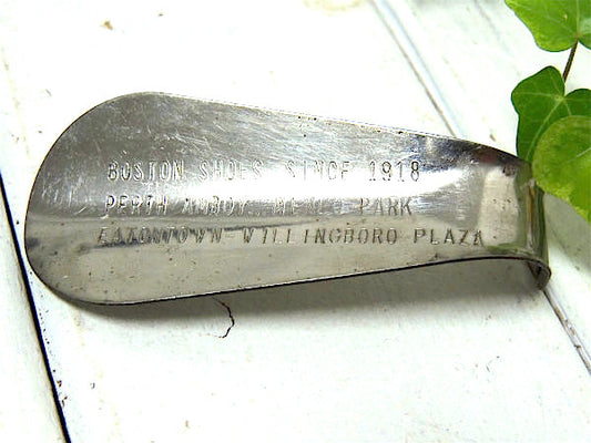 【1918年・ボストンシューズ】BOSTON・ビンテージ・シューホーン・靴べら・アドバタイジング