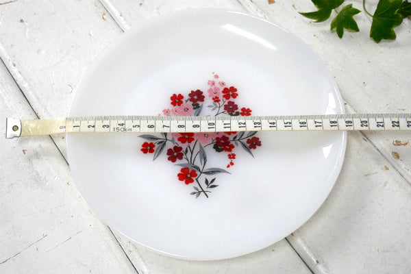 ファイヤーキング 花柄 プリムローズ ヴィンテージ サラダプレート  デザートプレート 食器 皿