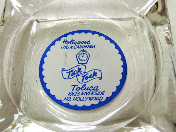 Tick Tock ハリウッド1930s老舗レストラン・ヴィンテージ・時計・アドバタイジング・灰皿