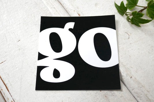 USA パタゴニア・ブラックホールバック・キャンペーン go・ステッカー 非売品・アメリカ版