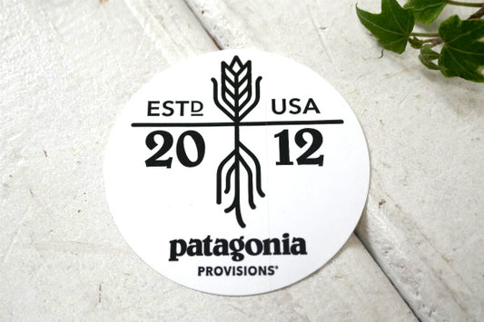 パタゴニア・patagonia ESTD USA 2012 プロヴィジョン ステッカー US 非売品