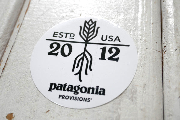 パタゴニア・patagonia ESTD USA 2012 プロヴィジョン ステッカー US 非売品