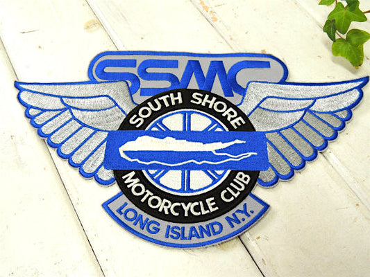 【SSMC・NY】バイカークラブ・ヴィンテージ・ワッペン/刺繍ワッペン/USA/バイク