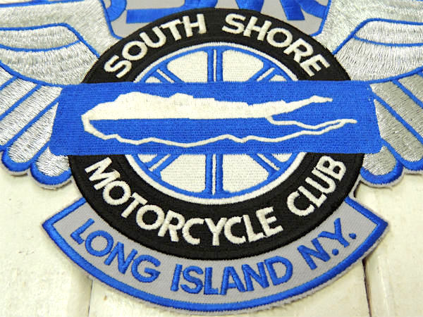 【SSMC・NY】バイカークラブ・ヴィンテージ・ワッペン/刺繍ワッペン/USA/バイク