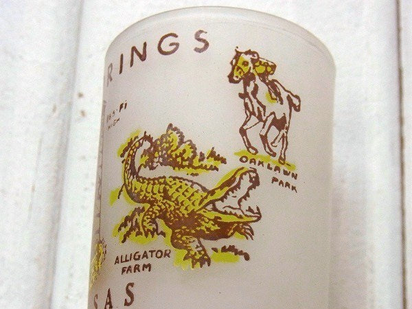 【ヘーゼルアトラス】小さなヴィンテージ・スーベニア・グラス USA