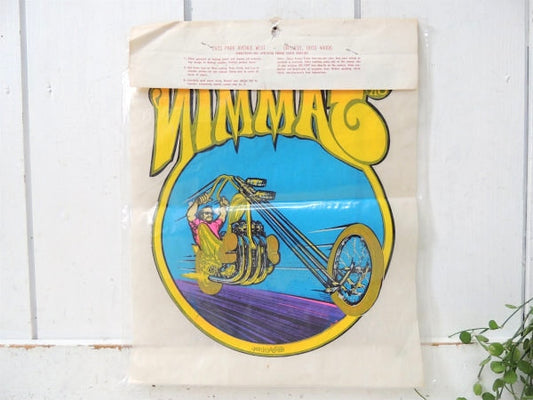 チョッパー カスタムバイク・1974年・デッドストック・ヴィンテージ・アイロンプリントシート