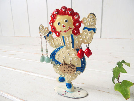 【ラガディアン・US】1960's~ヴィンテージ・ピアスホルダー・アクセサリーホルダー・キャラクター