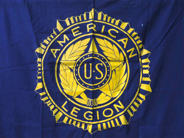 US ミリタリー・1930’s AMERICAN LEGION・ビンテージ・バナー・フラッグ・旗