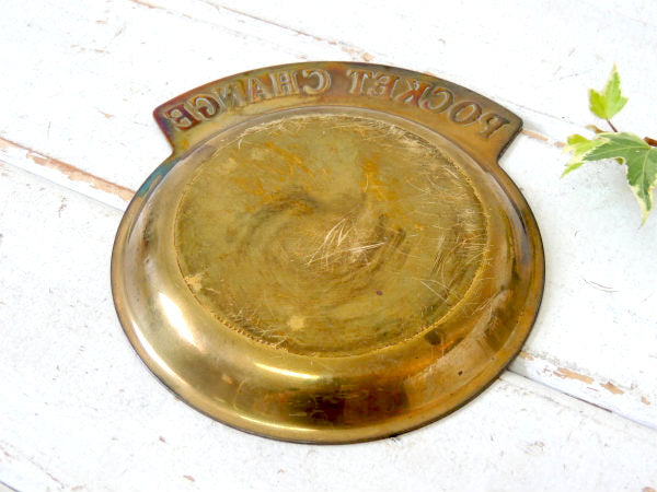 POCKET CHANGE 真鍮製 ヴィンテージ ポケットチェンジ トレイ マネートレイ