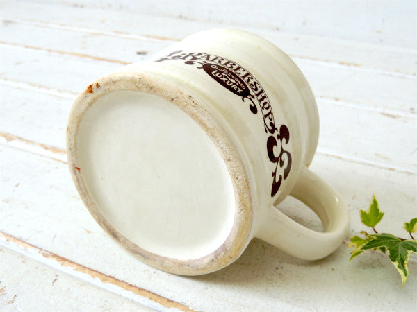 BARBER SHOP 理髪店 USA・セラミック製・ヴィンテージ・シェービング・カップ・陶器製