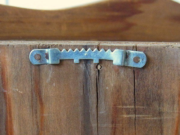 木製・アンティーク・2段コーナーシェルフ/飾り棚/ウォールシェルフ USA